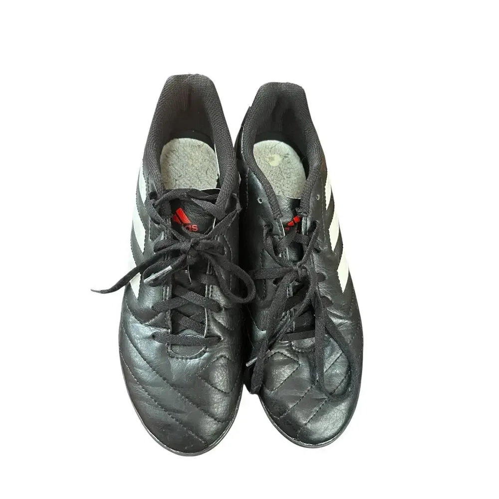 Adidas Mens Goletto VII TF FV8703 Black 6.5 Indoor Low Top Soccer Shoes Turf